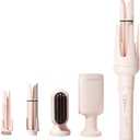 5 in 1 Interchangeable Curling Iron Set, 5 Styling Tools, 28mm32mm40mm Roll, Hair Straightener BrushVolumizing Comband Curling Iron3 Temp & Timer & Negative Ions