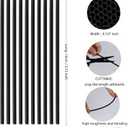 YAOSHENG [500 Count] 5.12 Inch Cocktail Stirrers Black Straws Coffee Plastic Sip Stir Swizzle Sticks for Coffee,Cocktail,Party, Bar, Kitchen, Cafe