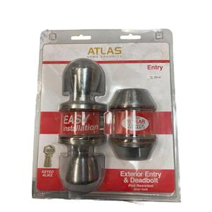 Atlas Home Security Exterior Entry Deadbolt Keyed Alike 8955 Pick Resistant