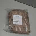 ALYVIA SPRING Coffee Brown Fabric Shower Curtain Liner Waterproof - Soft & Light-Weight Cloth Shower Liner with 3 Magnets, Hotel Quality & Machine Washable - Standard Size 72x72, Coffee