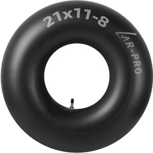 AR-PRO 22x11-8, 21x11-8 Inner Tubes for ATV, Lawn Tractor, Garden Trailer, Golf Cart, Snow Blowers, and More - with TR6 Straight Metal Valve Stems - Made from Durable Butyl Rubber