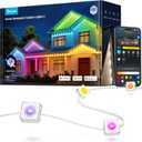 Govee Permanent Outdoor Lights 2, 100ft RGBIC Outdoor Lights with 16 Million Colors and 100 Scene Modes, IP67 Waterproof, Holiday & Party Decorations, Works with Alexa, Google Assistant, White