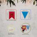 2 x Colorful Happy Birthday Banner with 12pcs Pennant Banner Flags, Rainbow Happy Birthday Sign with Shiny Gold Letters, Party Decorations for Boys Girls, DIY Party Supplies (Multi-color)