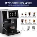 Hipresso Super Fully Automatic Espresso Coffee Machine-7" HD TFT Touchscreen with Milk Frother 19 Bar Pressure