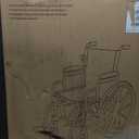 Lightweight Wheelchair for Adults, Transport Wheelchair Foldable Chair, Portable Ultra Light(Weighs Only 20.5 lbs) for Seniors, Elderly and Disabled, Blue