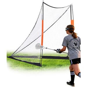 VEVOR Portable Lacrosse Goal - Complete Training Accessory Set with Extended Coverage for Youth and Adults
