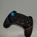 Upgraded Wireless Controller for Switch/Lite/OLED/Switch 2 Pro Controller for Switch Remote Joystick Gamepad Supports Wake up, Gyro Axis, Turbo, Dual Vibration and Screenshot Function (Black)