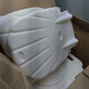 Step2 Seashell Flip Seat 2 Pack, Adult Portable Outdoor Chairs for Poolside, Camping, Beach, Stadium, Providing Back Support, Made of UV20 Durable Plastic, Incredible White