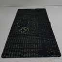 Mousepad Black Keyboard Mat Desk Mouse Pads Desk Pad Large 900X400mm Mouse Pad Non-Slip Rubber Base Waterproof with Stitched Edges 35.4 X 15.7 in for Game Office, Gamepad Pattern