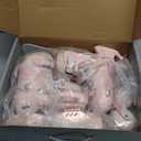 SWAY Adjustable Inline Skates for Kids, Teens and Adults, All Wheels Light Up High Performance Roller Skates for Boys and Girls Ideal for Roller Skate (Medium-Big kid1-4 US, Pink)