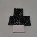 Asiahorse Nyota 120mm Case Fan with Efficient Cooling, ARGB Fan Lighting, 800-1800RPM Speed Control, and Whisper-Quiet Operation Under 29 dB, Unique Design for PC (Black-Reverse Blade)