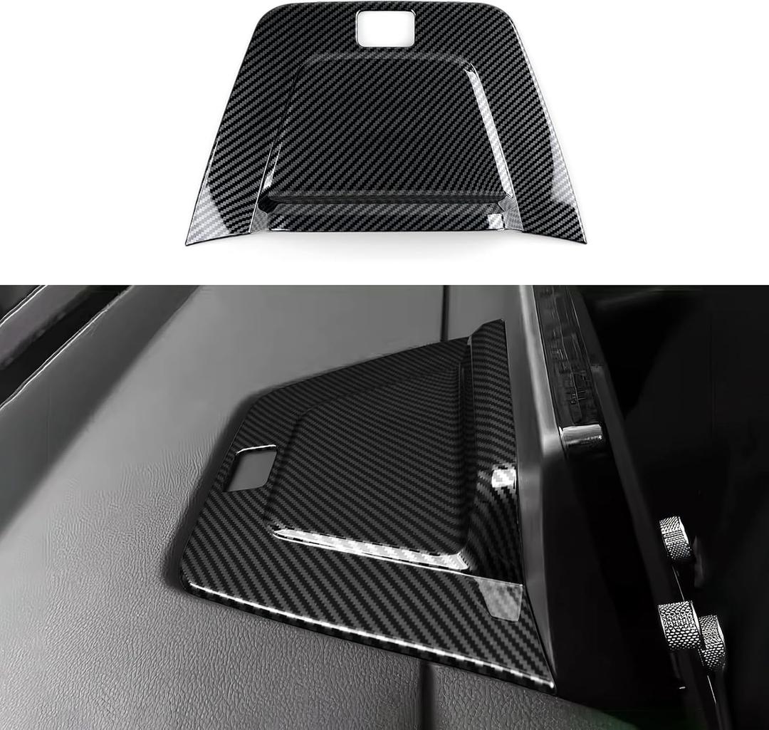 Car GPS Navigation Dashboard Cover Decals for Honda CR-V 2023 2024 2025 Accessories CRV ABS Carbon Fiber Interior Stickers