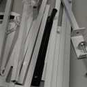 Over The Table Rod Stand with Clamps Adjustable 13''-42'' Tall 29"-98" Length White Table Arch Hanging Stand for Wedding Birthday Party Halloween Christmas Decoration