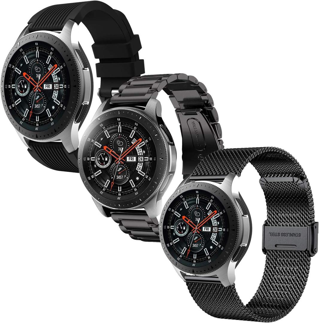 Watch Bands for Galaxy Watch 46mm, 22mm Bands for Galaxy Watch 3 45mm,Garmin Vivoactive 4 45mm, Fossil Gen 5 Carlyle hr/Garrett