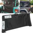 Soft Top Window Storage Bag fits for 2018 2019 2020 2021 2022 2023 2024 2025 Jeep Wrangler JL JLU Sports Sahara Freedom Rubicon Unlimited 2 Door & 4 Door Replace Oem 68358392AC