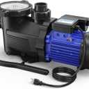AQUASTRONG In/Above Ground Pool Pump, High Flow (Single Speed, 2HP, 8917 GPH, 115V) (Single Speed+115V)