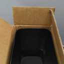 Vanpopubs 2 Pack 2.7 Gal Bathroom Trash Can with Lid, Automatic Trash Can Small Smart Garbage Can Touchless, Slim Motion Sensor Waterproof Plastic Trash Bins for Bedroom Office Kitchen Toilet Black