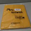 Mrs.Naturall Yellow Short Curtains 24 inch Length for Small Windows Rod Pocket Room Darkening Thermal Blackout Tier Curtains for Kitchen Girls Bedroom Bathroom 34 x 24 Inches Long Mustard Gold Yellow