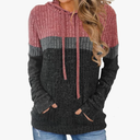 MixShe Women's Cozy Textured Sweaters 2025 Fall Fashion Hoodies, Size L