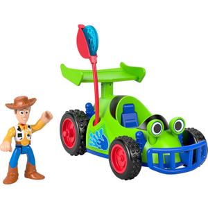 Fisher-Price Imaginext Woody & R.C. Play Set, with 3-inch Action Figure, Toy R.C. Vehicle & 2 Projectiles, Inspired by Disney and Pixar Toy Story