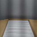 Treela 24 Pcs 2.5" W x 14" H Hurricane Candle Holder Sleeve Bottomless Glass Cylinder Candleholder Tall Candle Glass Cover Clear Open Ended Shade Chimney Tube Cover for Pillar Taper Lamp