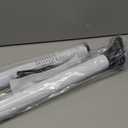 Rerishom Door Security Bar, Door Stoppers Security bar,Heavy Duty Door Lock Security Door Jammer Door Stopper for Apartment, Hotel Room,Screen Door Hardware, Gate Lock Bar, 2 Pack (White)