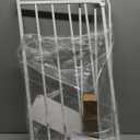 Regalo Safety 29-38.5" Baby Gate for Doorways & Bottom of Stairs, Pressure Mounted Baby Gate with Door for Babies, Toddlers & Pets, Tested & Safe for 30 Years, American Designed, American Owned, White