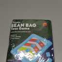 Inflatable Bean Bag Toss Swimming Pool Game Blue Synthetic Fiber