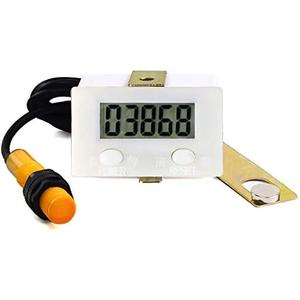 DIGITEN LCD Digital 0-99999 Counter 5 Digit Plus UP Gauge + Proximity Switch Sensor with Magnetic