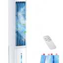 3-in-1 Portable Air Conditioners for Room, Evaporative Air Cooler, 4 Modes 3 Speeds/24H Timer, Fast Cooling Portable AC Unit, Remote 60 Oscillating Tower Fan, Quiet Swamp Cooler for Bedroom Office