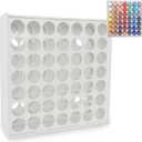 Acrylic Paint Organizer 49 Holes Craft Paint Storage for Apple Barrel, Folkart 2oz Craft Paints (1pcs)
