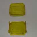 2pcs 3 inch Led Pod Lights Covers Cube Light Covers 3 inch Fog Lights Covers Light Bar Lens Dustproof Covers for ATV Truck UTE 3x3inch Square Cube Pod Lights Covers Fog Lampshade (2PCS Yellow Covers)