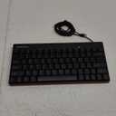 Perixx PERIBOARD-422 Wired USB-C Mini Keyboard, USB Type C Connector, Black, US English Layout