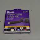 Roku Streaming Stick 4K - HDR & D. Vision Roku Streaming Device for TV with Voice Remote & Long-Range Wi-Fi - Free & Live TV