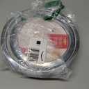 W10196406 and W10196405 Chrome Stove Burner Drip Pan Set for Whirlpool Amana Maytag Magic-Chef Kenmore Electric Range with Locking Slot, Includes 2 6-Inch and 2 8-Inch Drip Bowls