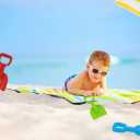 Beach Sand Shovel Day Play Set, 10.5" Inch Shovel, Birthday Treats for Boys and Girls (4-Pack)