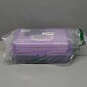 SMILESSKIDDO Arts Craft Supplies for Kids - 1000+ PCS Toddler DIY Craft Art Supply Set, Portable 3 Layered Folding Storage Box School Craft Projects - Gifts for Girls Crafts for Girls Ages 4-8 8-12 (purple)