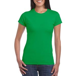 Gildan Women's Softstyle Cotton T-Shirt, Style G64000L, Multipack, Irish Green, Small