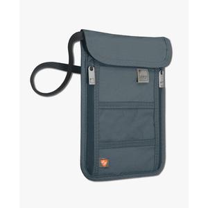 Lewis N. Clark Stash Neck Travel Wallet, RFID Blocking Passport Holder, Protect Personal Information, Charcoal