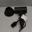 FUNTIN Hair Dryer, Blow Dryer with Diffuser Brush Comb for Women 4C Thick Curly Hair 1800w-Professional Black