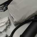 QPAU Inflatable Toddler Travel Bed with Tent  Lightweight Blow Up Kids Air Mattress with Hand Pump  Indoor & Outdoor Portable Sleeping Solution for Camping, Travel, Home, Grandmas  Ages 3+ (A-Khaki Gray)