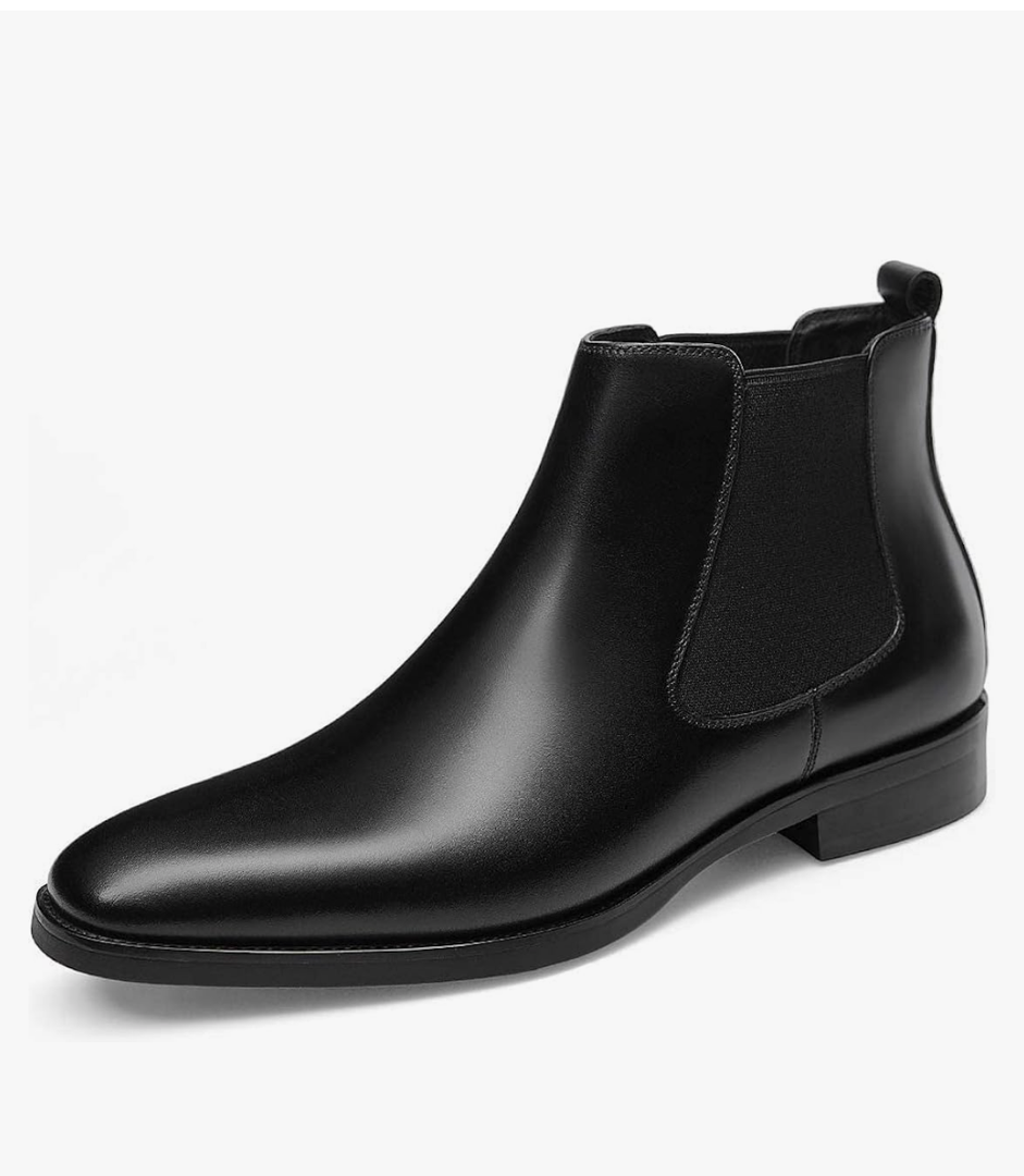 GIFENNSE Mens Chelsea Boots Leather Dress Boots for Men 11,5