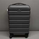 Wrangler Hardside Spinner Carry-On Luggage, Charcoal, 22-Inch