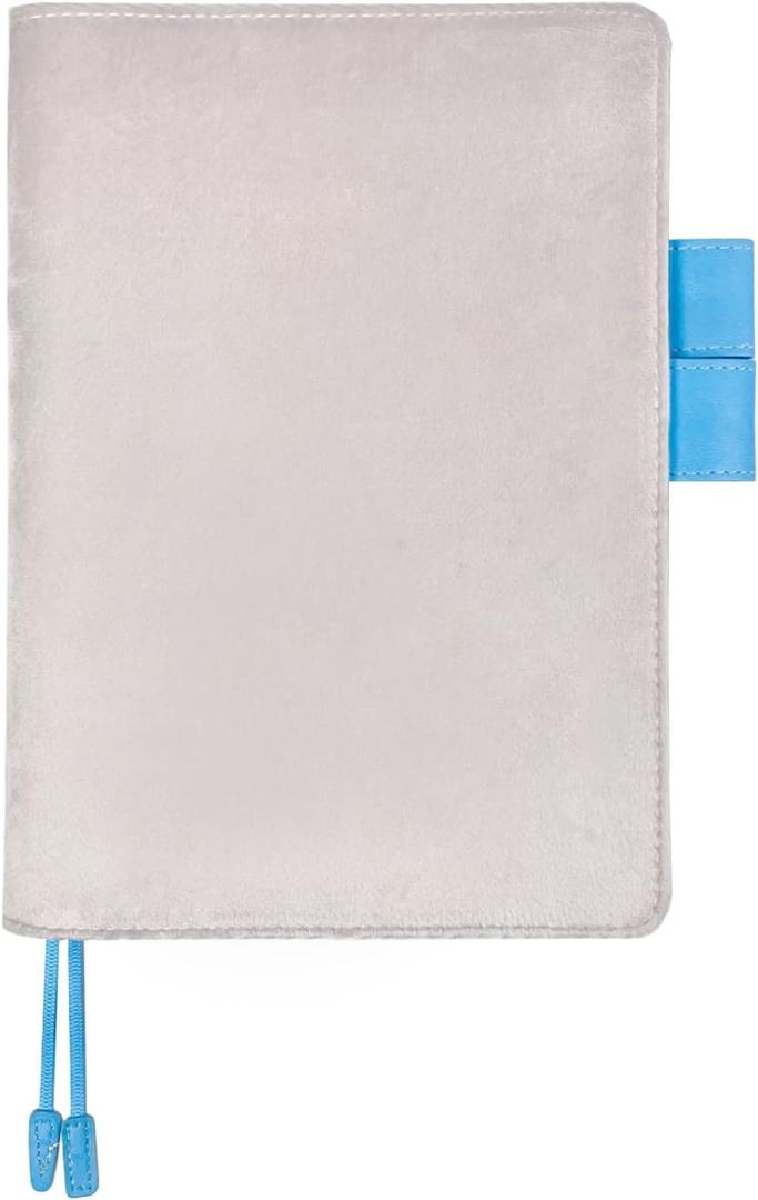 Fromthenon A5 Premium Fabric Cover for Refillable Notebook Planner [A5 Cover Only] (Light Pink)