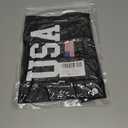 Women's American Flag Tank Top, USA Patriotic Sleeveless Crop Tops, 4th of July Camis Shirt (US, Alpha, Large, Regular, Regular, Black-533) (Black, L)