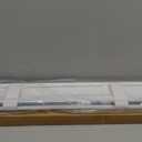 No Drill Cordless Vinyl Mini Blinds,White,31.5" W x 72" H