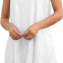 hibshaby Women's Glitter Sequin Dress Halter Neck Party Cocktail Sparkly Mini Dress Clubwear (White) X-Small