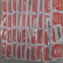 Pack Of 10 L LIKED 200 Raffle Tickets, 50/50 Double Roll Tickets for Event, Raffles, Carnival, Door Prizes and Class Reward (Red)
