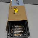 YASONIC Shower Caddy Hanging, Never Rust Shower Organizer Hanging, Aluminum Shower Racks for Inside Shower with Hooks for Razor, Bathroom Organizers and Storage with Soap Holder, Black, 12.8"L x 5"W x 26.37"H