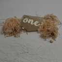 Yarn Tassel One High Chair Banner - Daisy Baby First Birthday Decorations, Cake Smash Shabby Chic Banner Photo Props, Vintage 1st Birthday Highchair Bunting, Holiday Home Wall Hanging Decorations